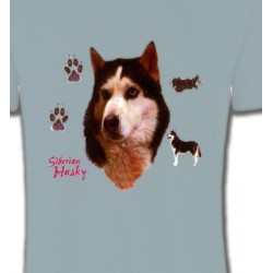 T-Shirts Races de chiens Husky (H)