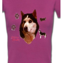 T-Shirts Races de chiens Husky (H)