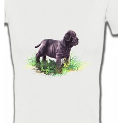 T-Shirts Races de chiens Bébé Sharpei noir (D)