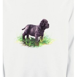 Sweatshirts Races de chiens Bébé Sharpei noir (D)