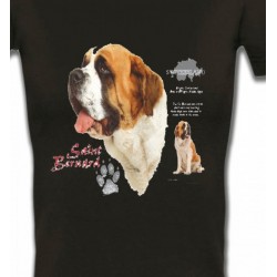 T-Shirts Races de chiens Saint Bernard (A)