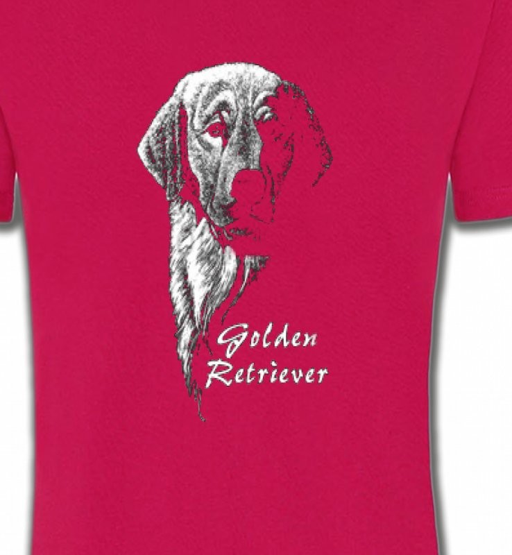 Golden Retriever Noir et Blanc  (HG)