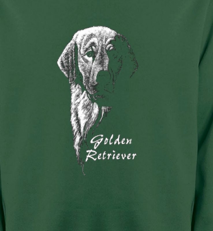 Golden Retriever Noir et Blanc  (HG)