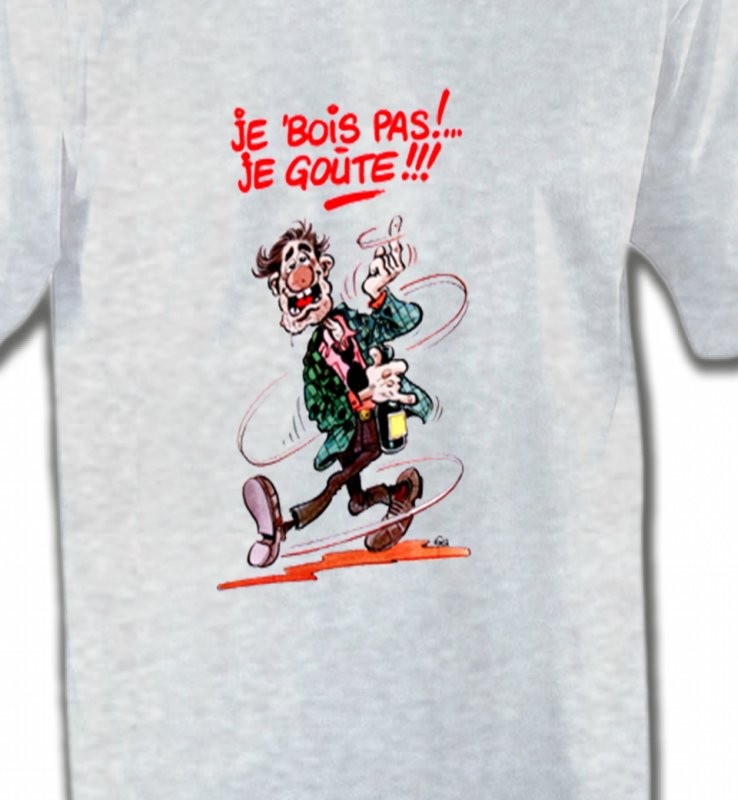 Humour Alcool je bois pas je goûte (U)