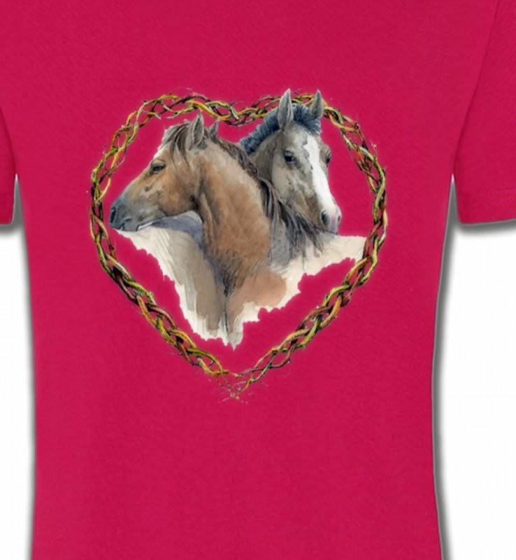 Coeur têtes de chevaux (I)