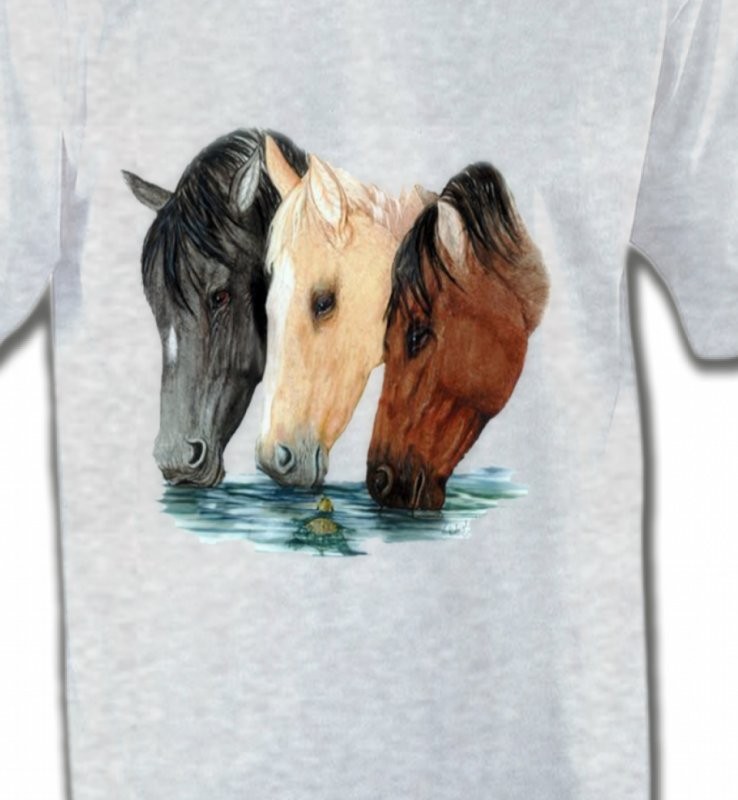 Chevaux qui boivent (M)
