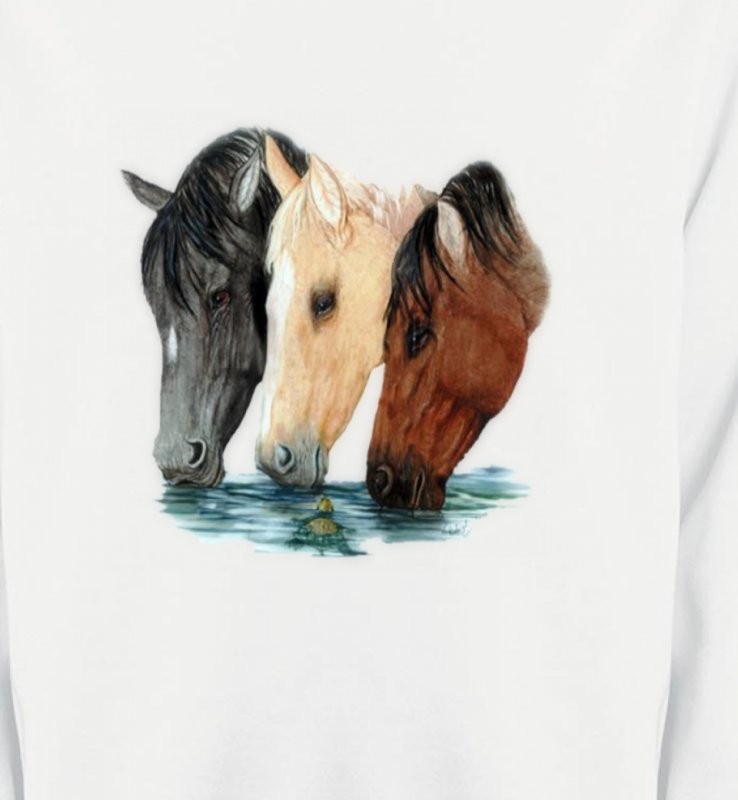 Chevaux qui boivent (M)