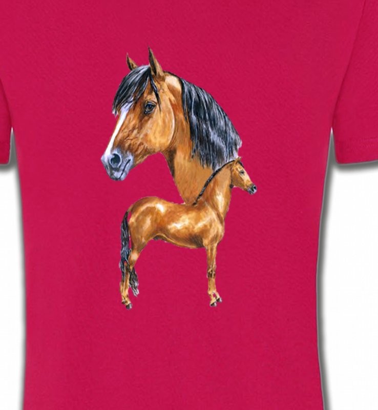Cheval brun (X)