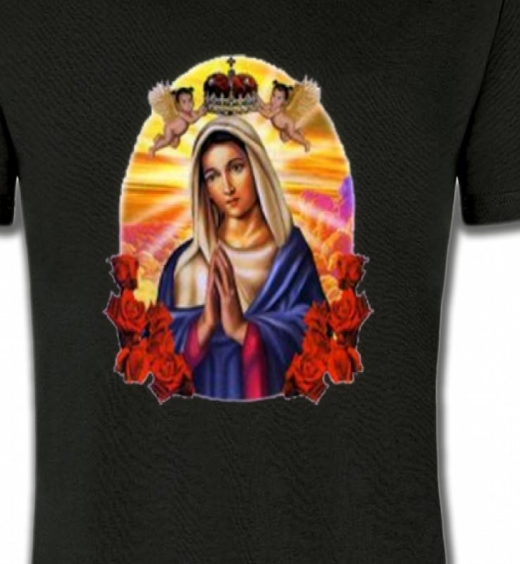 Sainte Vierge avec roses
