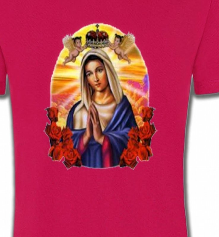 Sainte Vierge avec roses