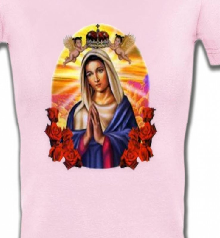Sainte Vierge avec roses