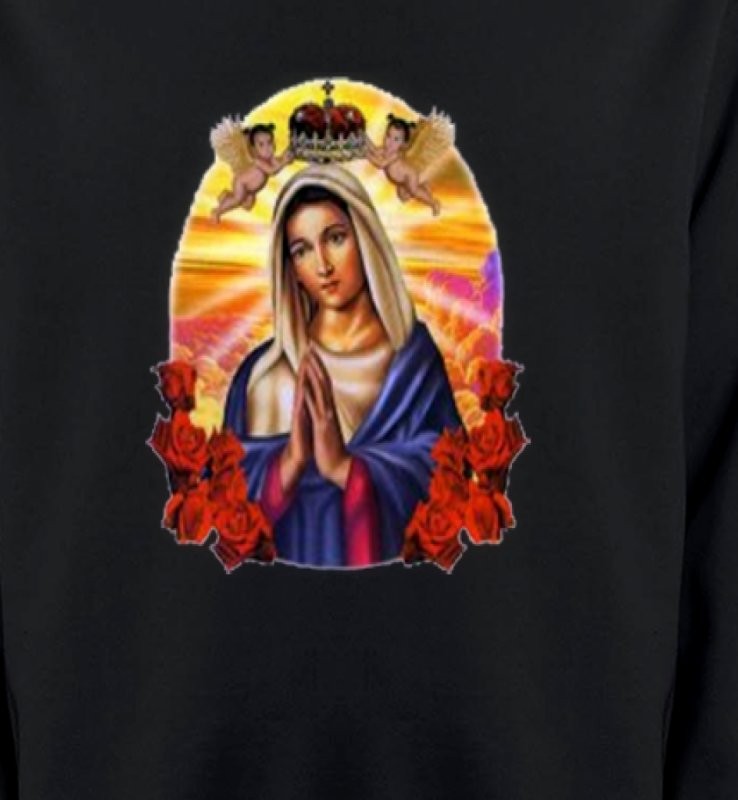 Sainte Vierge avec roses