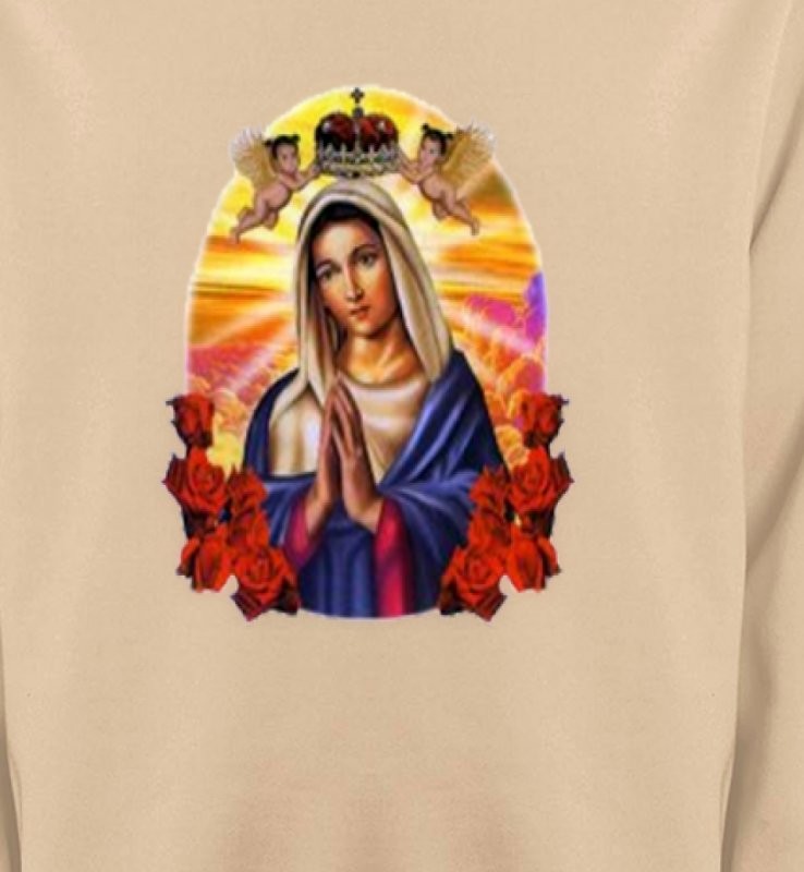 Sainte Vierge avec roses