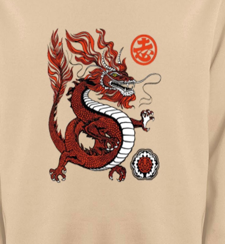 Dragon rouge chinois (H2)