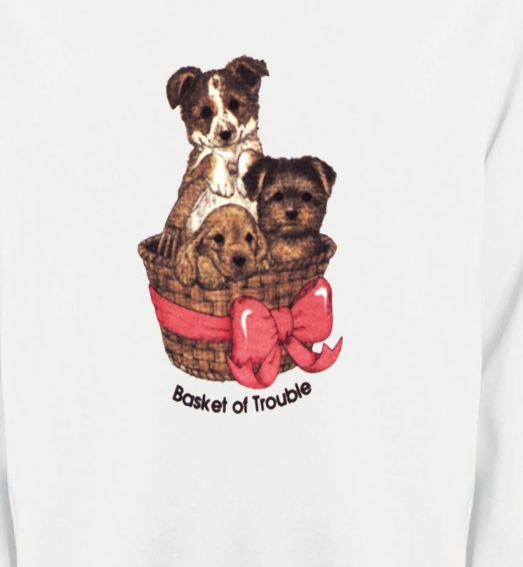 Chiots dans un panier (L)