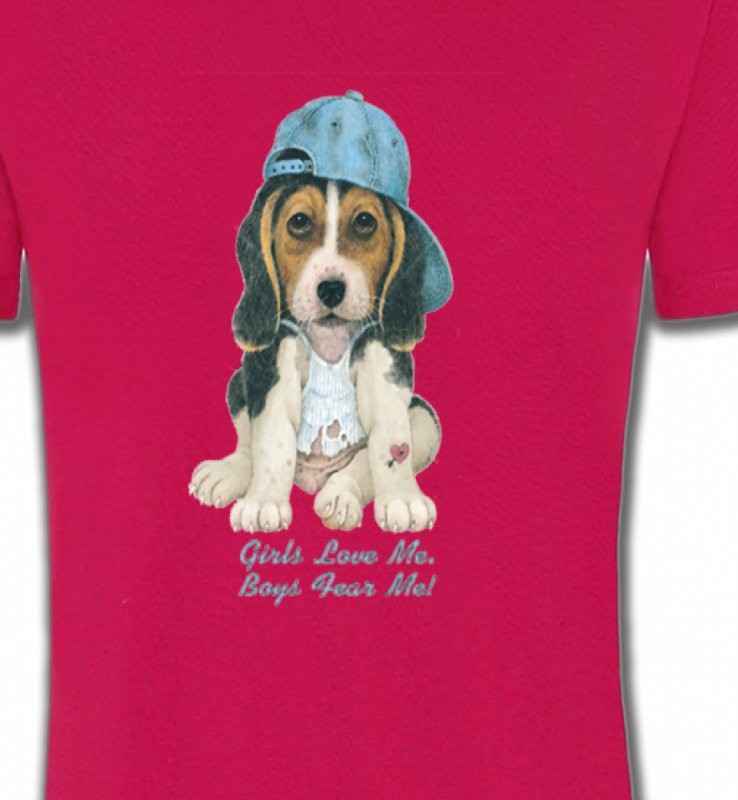Chiot avec casquette (D)