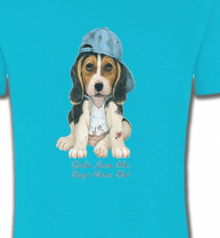 Chiot avec casquette (D)