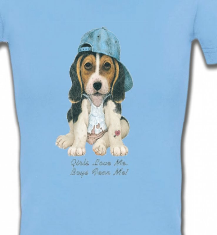 Chiot avec casquette (D)