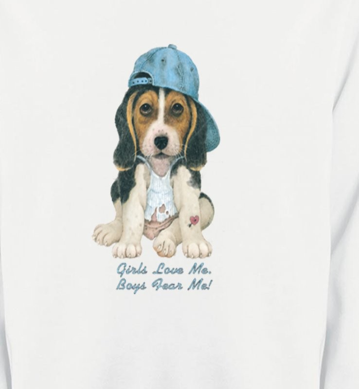 Chiot avec casquette (D)