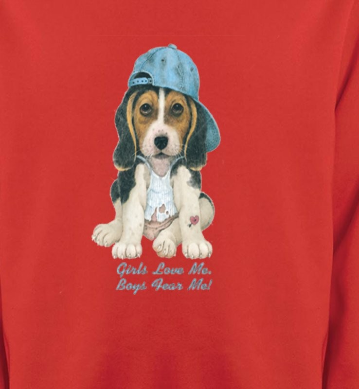Chiot avec casquette (D)