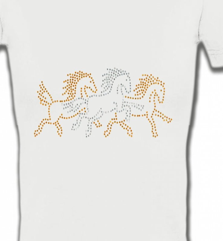 Chevaux strass