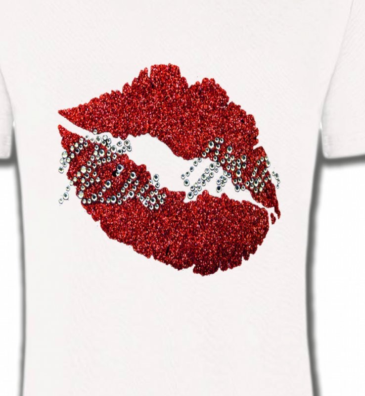 Strass Lèvres Kiss Me