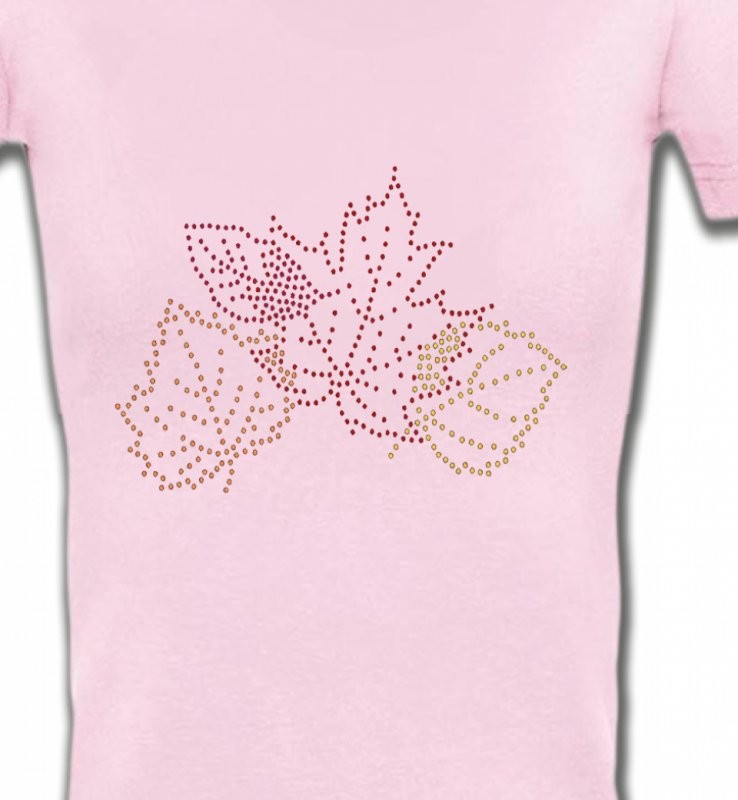 Strass feuilles d'arbre