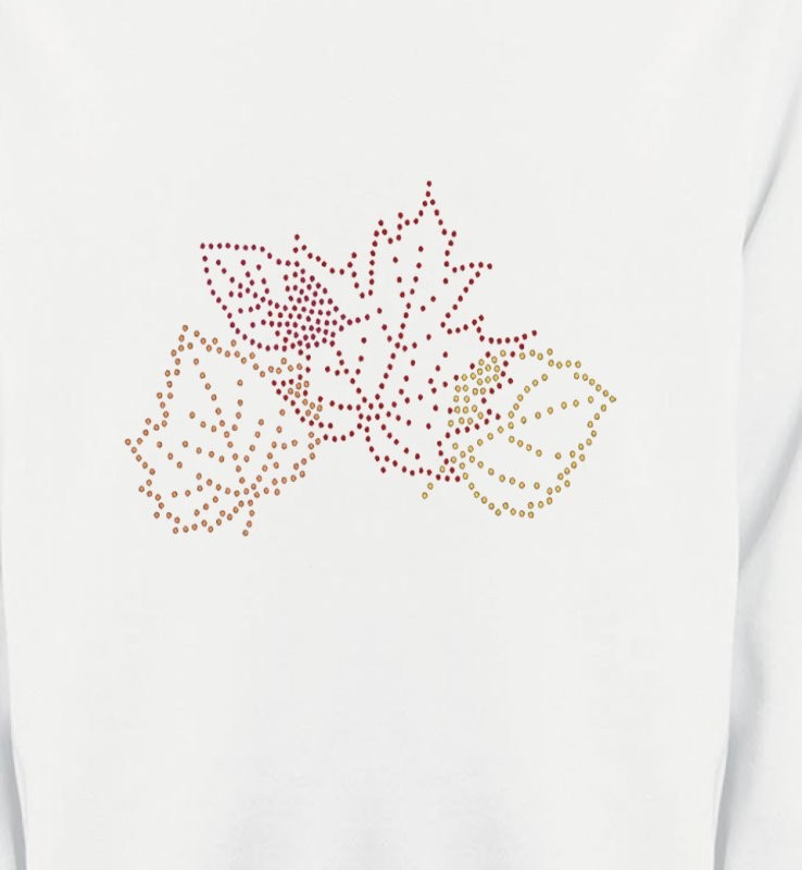 Strass feuilles d'arbre