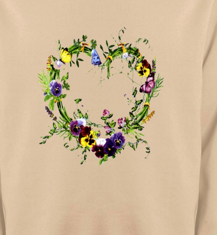 Coeur en fleur