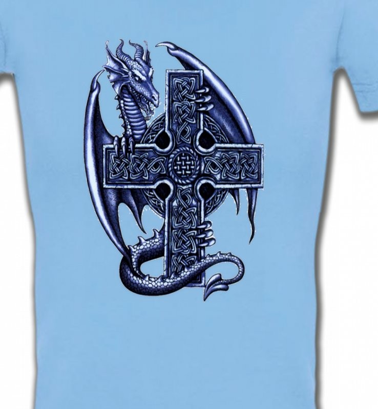 Dragon et sa croix celtique (Y5)
