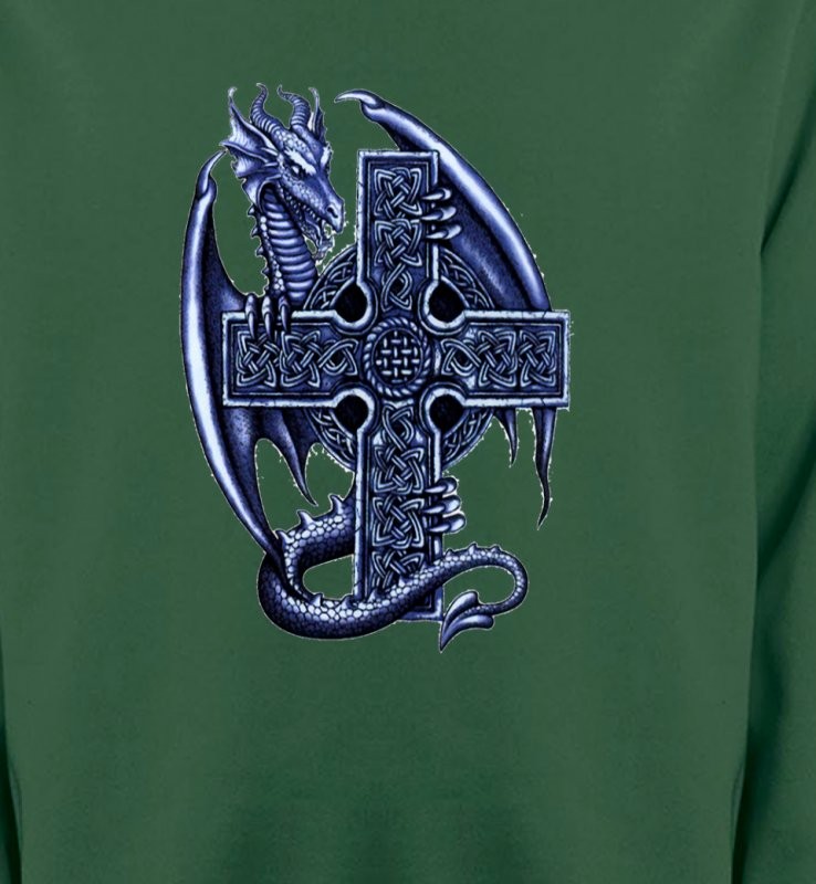 Dragon et sa croix celtique (Y5)
