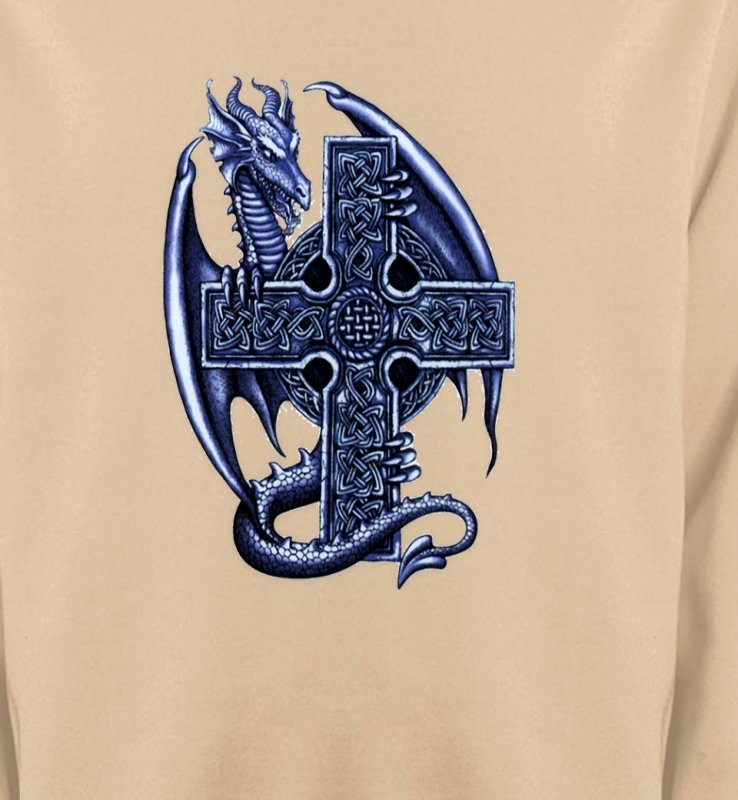 Dragon et sa croix celtique (Y5)
