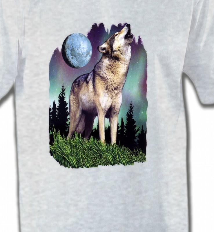 Loup  sous la lune  (B)