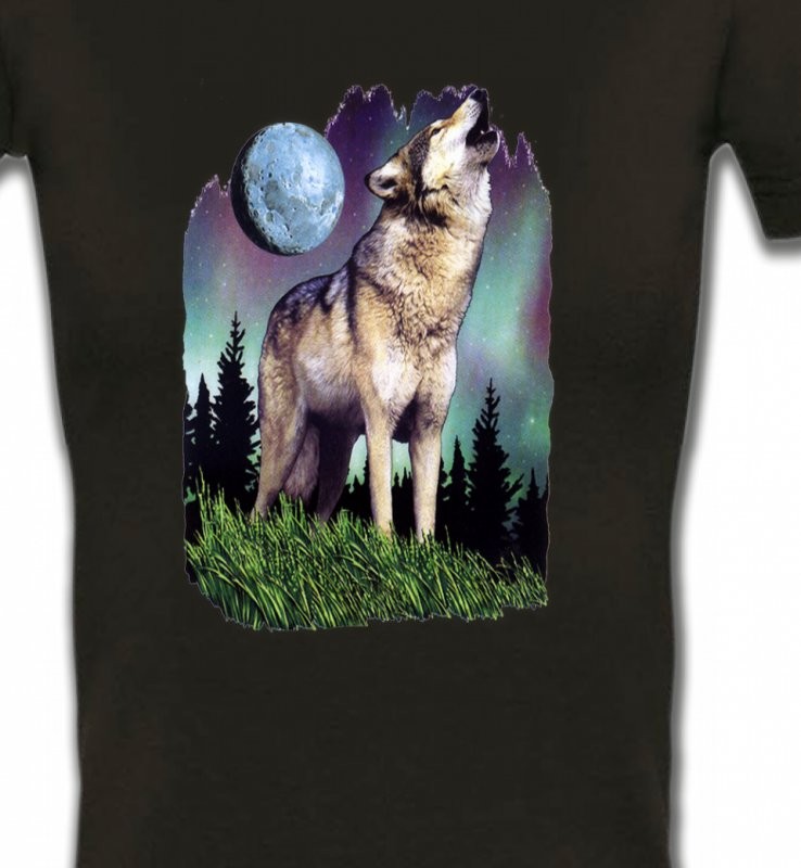 Loup  sous la lune  (B)