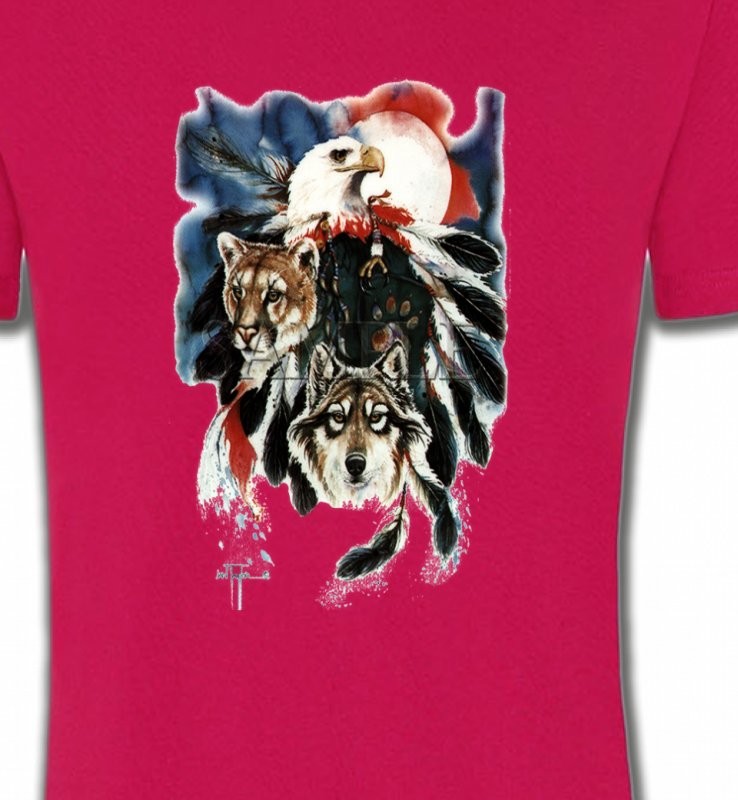 Loup Puma Aigle (R)