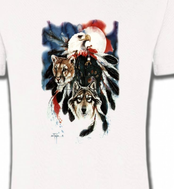 Loup Puma Aigle (R)