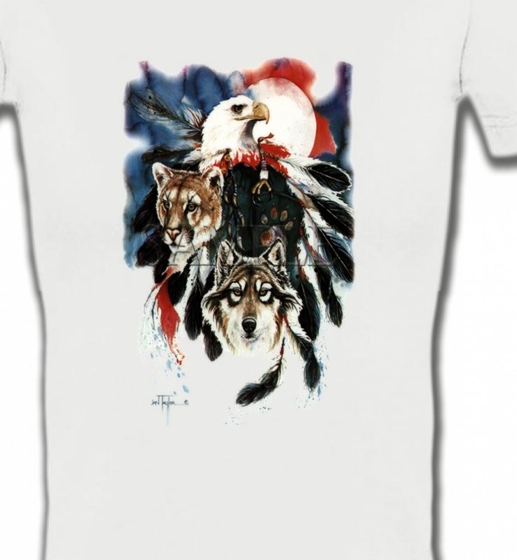Loup Puma Aigle (R)