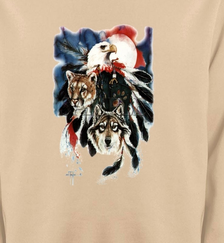 Loup Puma Aigle (R)