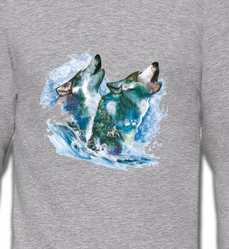 Loups dans la neige (G)