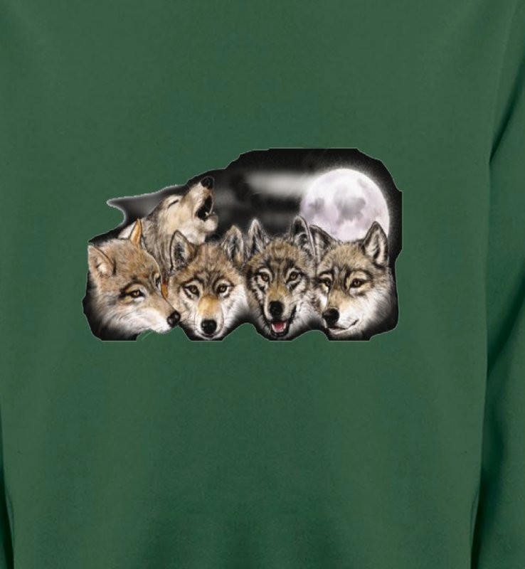 Têtes de loups en groupe (K)