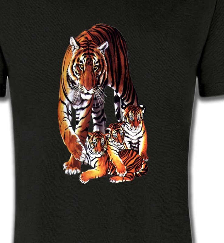 Maman tigre et ses 3 petits