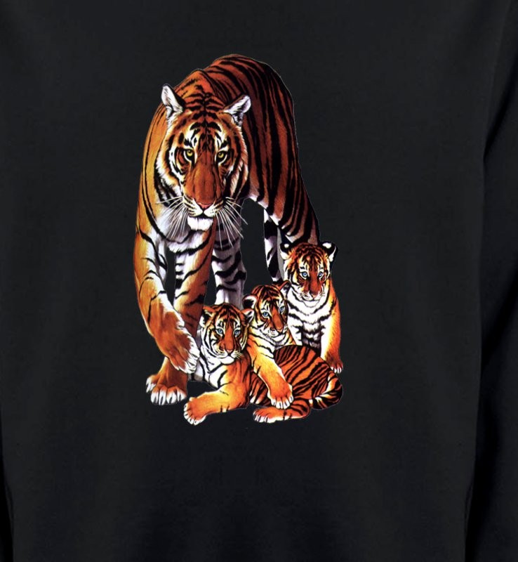 Maman tigre et ses 3 petits