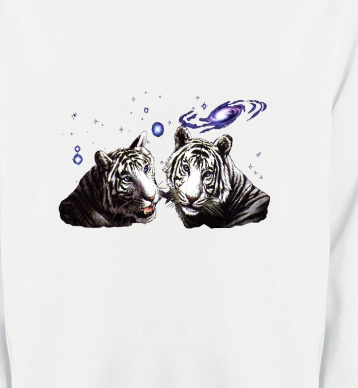 Deux tigres blancs (Y)