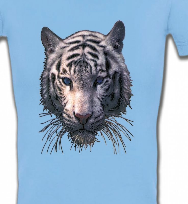 Tête de tigre blanc (X)