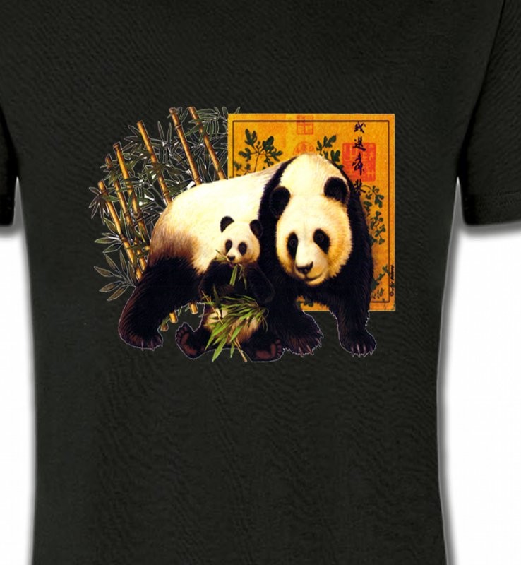 Une maman panda et son petit