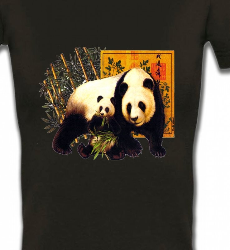 Une maman panda et son petit