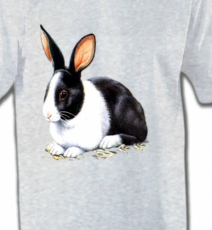 Lapin noir et blanc