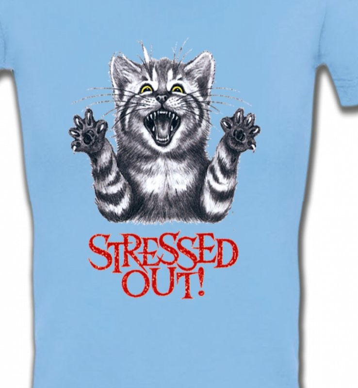 Chat humour Stressed Out (V)