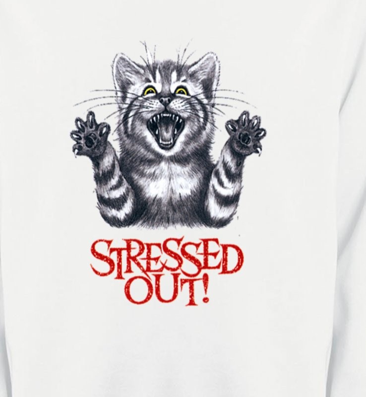 Chat humour Stressed Out (V)