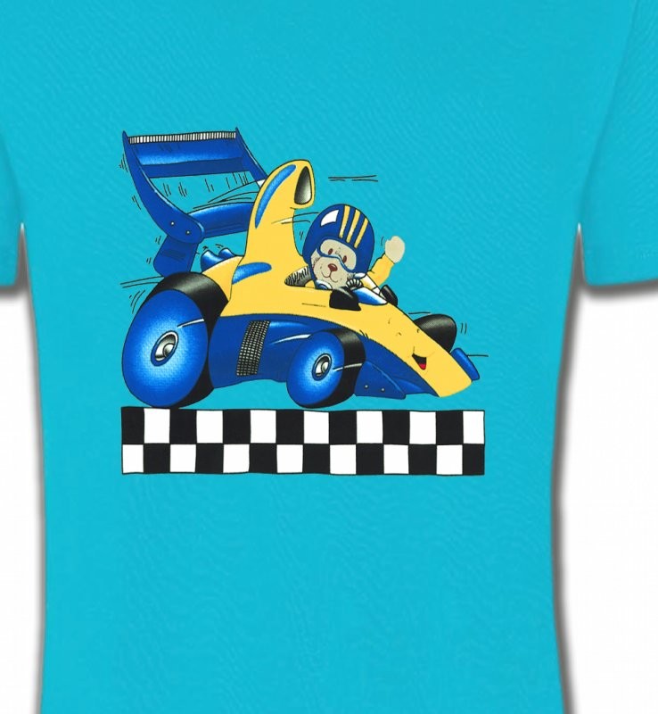 Voiture de course avec nounours (J2)